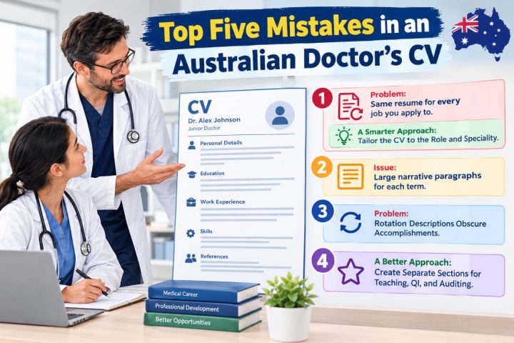 common doctors cv mistakes